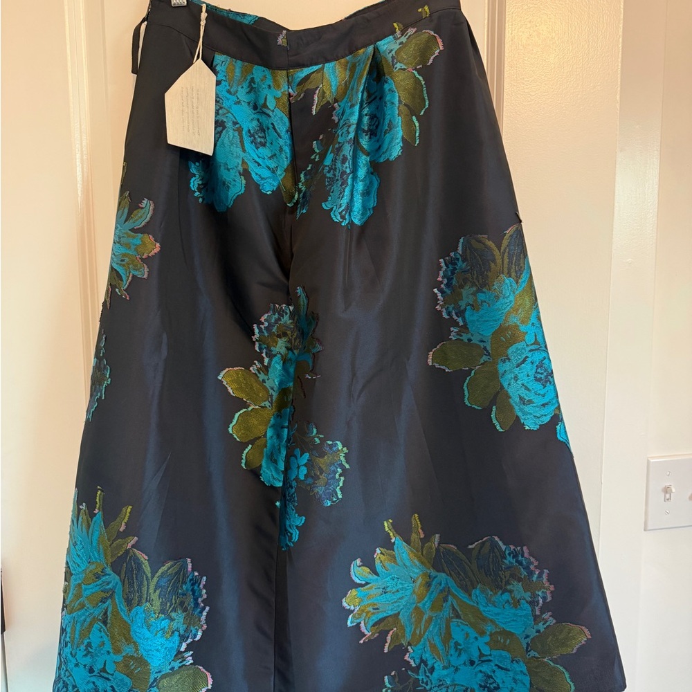 Anthropologie Maeve Ronette Jacquard Midi Skirt - Picture 2 of 9